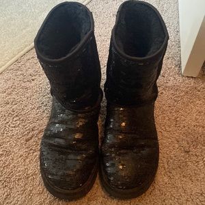 Black sparkle Ugg